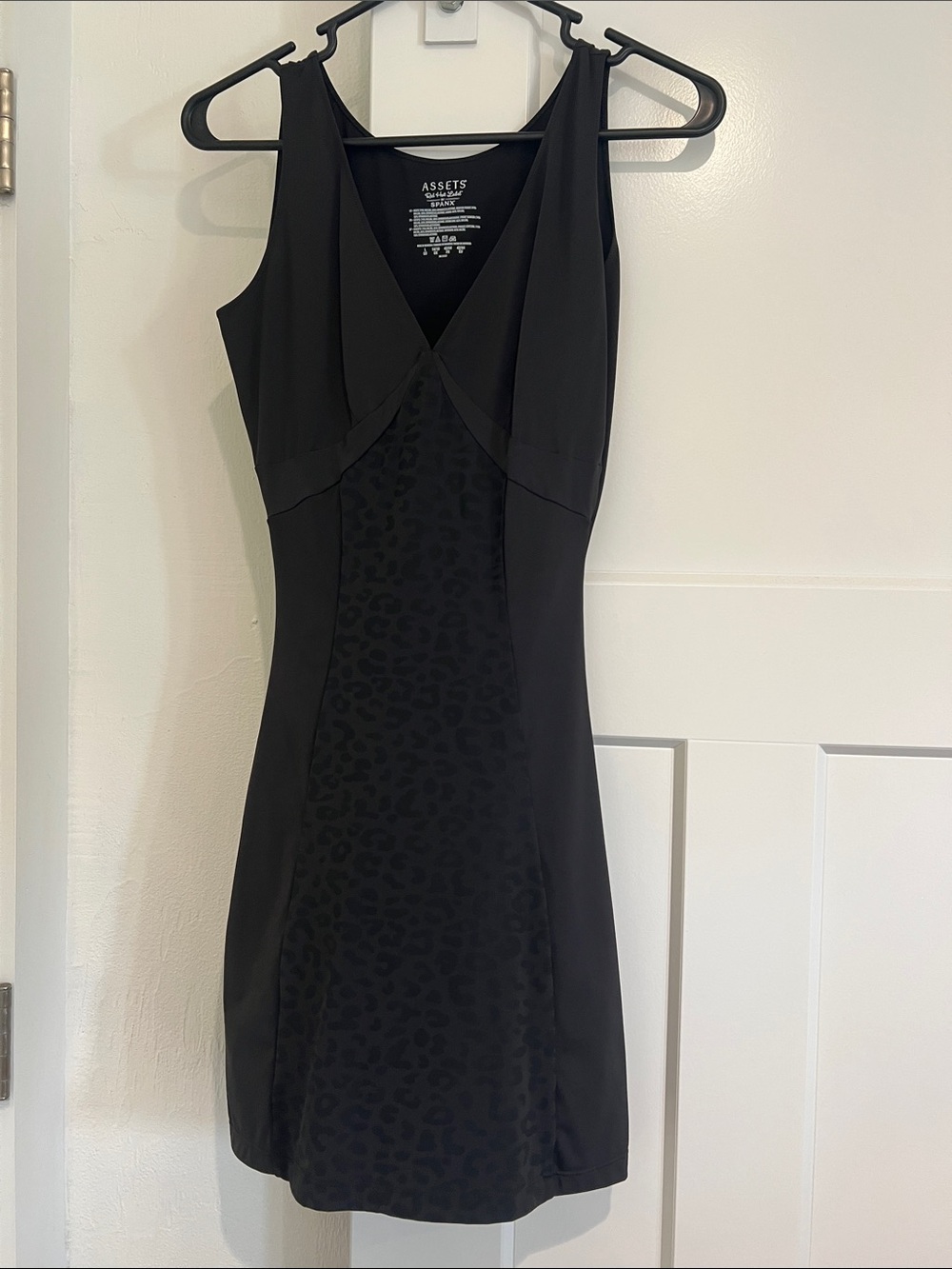 SPANX Black V-Neck Sleek Dress